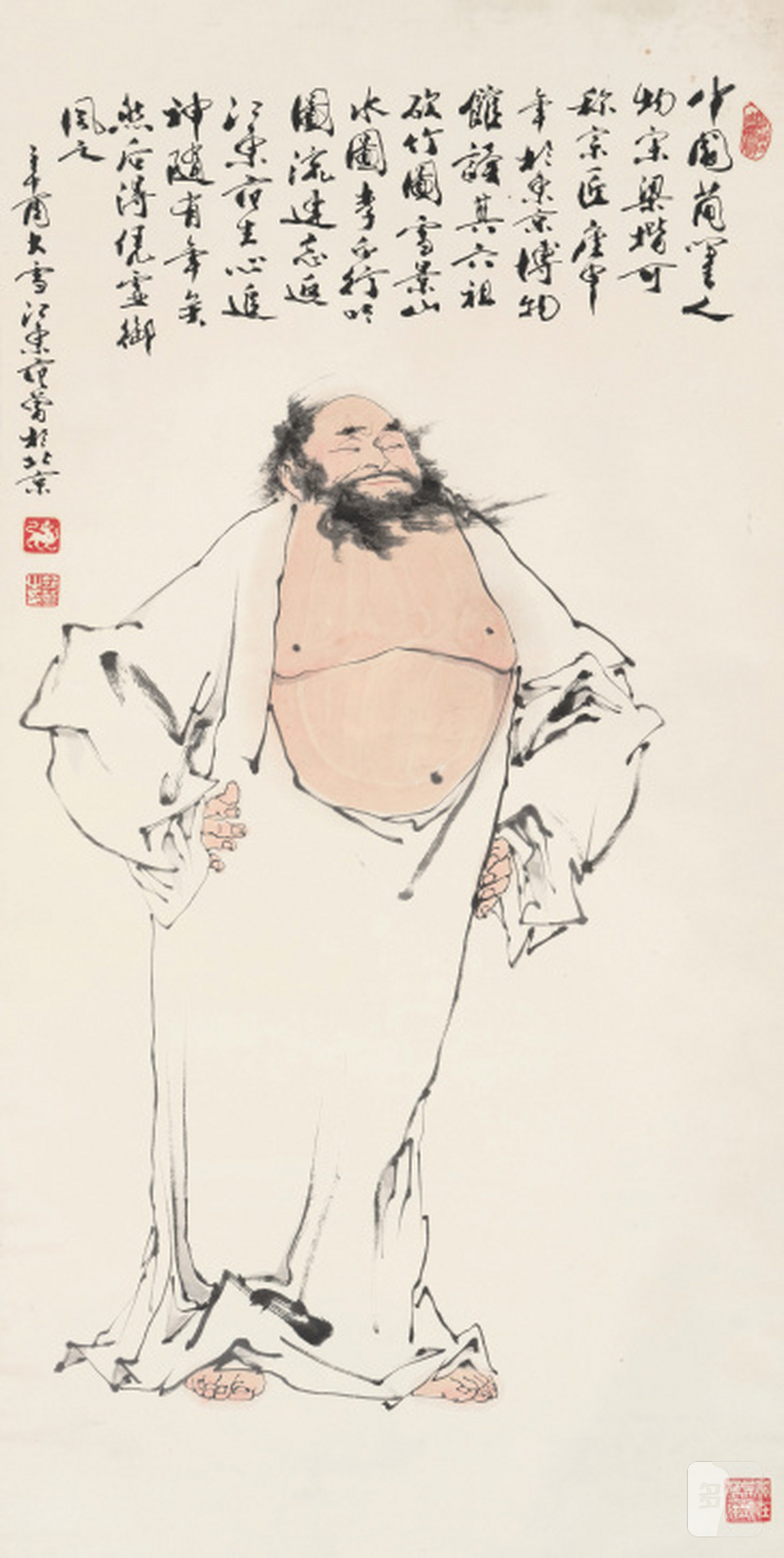 范 曾 b.1938 凭虚御风 - 图1
